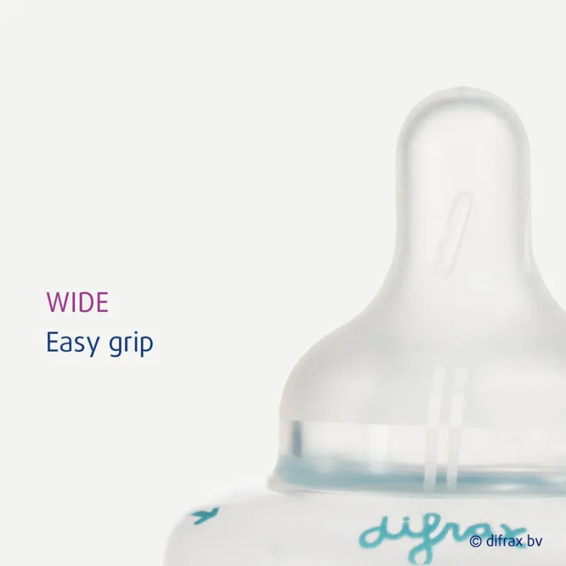 Difrax Široká nástavitelná savička 1-2-3 Variflow WIDE 2ks