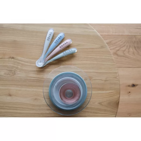 Beaba První lžičky silikonové 4ks