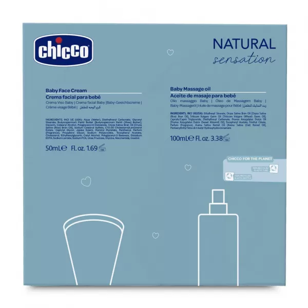 CHICCO Set dárkový kosmetický Natural Sensation - We Are Two 0m+