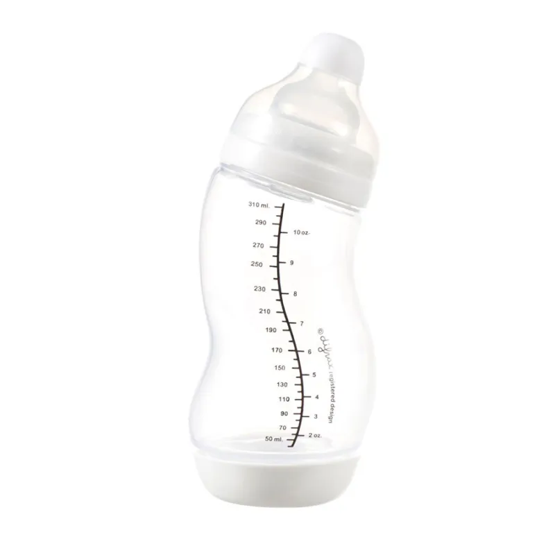 Difrax Kojenecká S-lahvička, široká, Antikoliková, 310 ml