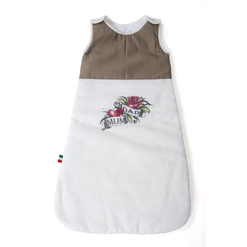 Hug's Factory spací pytel small Vanilla dekor Mom and Dad, 85cm