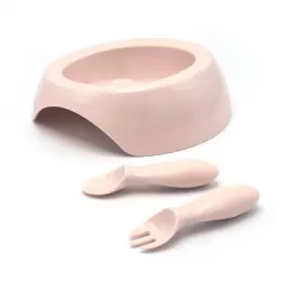 Difrax Učící jídelní sada pro batole Clay