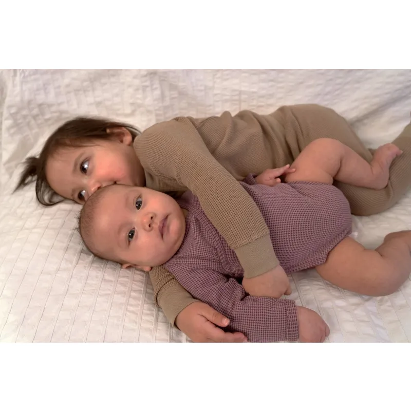 LODGER Romper Long Sleeves Ciumbelle Rose vel. 80