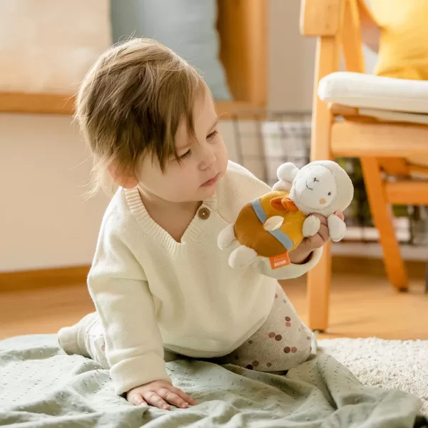 Baby Fehn Měkký kroužek ovečka, FehnNatur 3.0