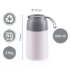 Zopa Termoska na jídlo se silikonovým držákem 620 ml