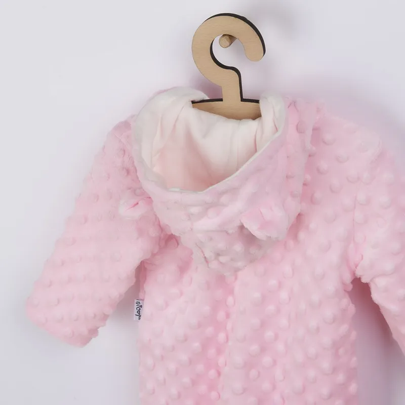 Nicol Kojenecký overal z Minky Bubbles růžový