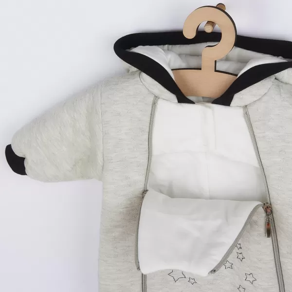 Koala Zimní kojenecká kombinéza s kapucí Star Vibes