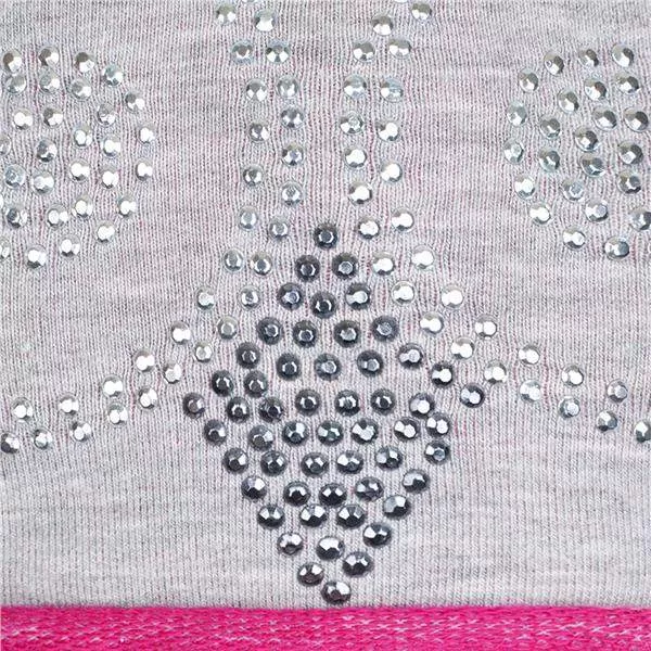 New Baby Jarní čepička sova šedo-růžová