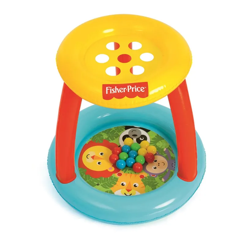 Fisher Price Dětské nafukovací hrací centrum s otvory pro míčky