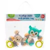 Baby Mix Dětské plyšové chrastítko do kočárku myš a sova