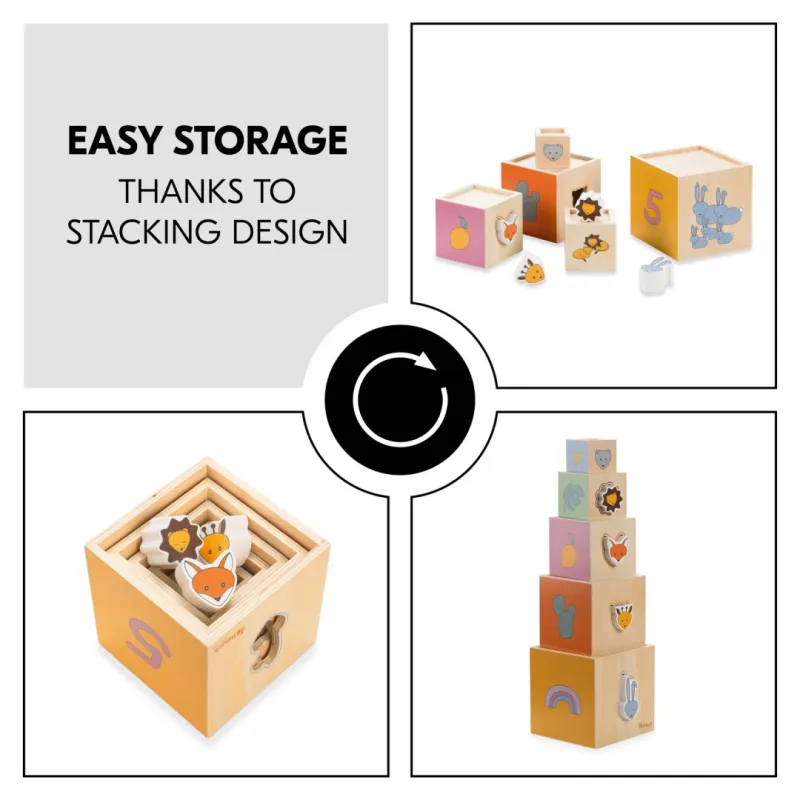 Hauck dřevěná Stohovací věž Stack N Raise