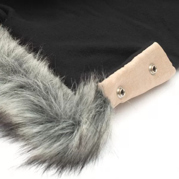 New Baby Rukávník na kočárek 2v1 s kožešinkou latte