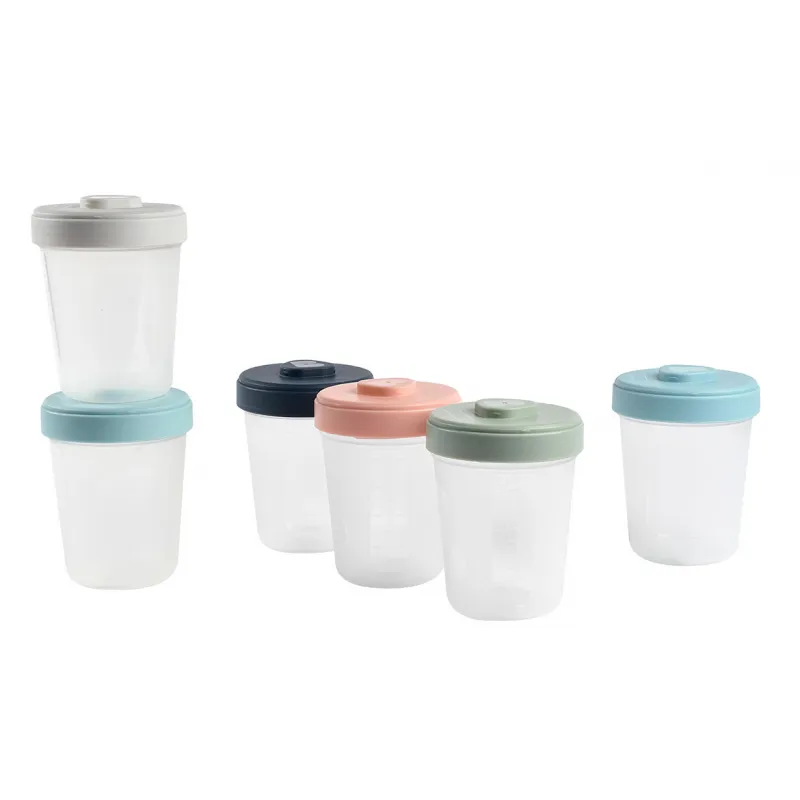Beaba Sada kelímků na jídlo 6x 250ml