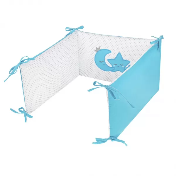 Belisima 3-dílné ložní povlečení Magic Stars 100/135 tyrkysové