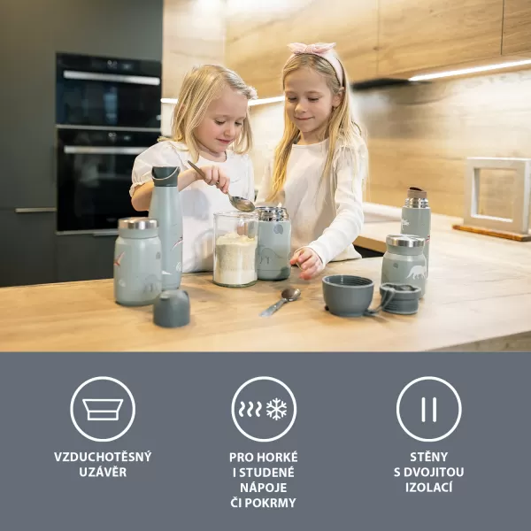 Zopa Termoska na jídlo se silikonovým držákem 620 ml