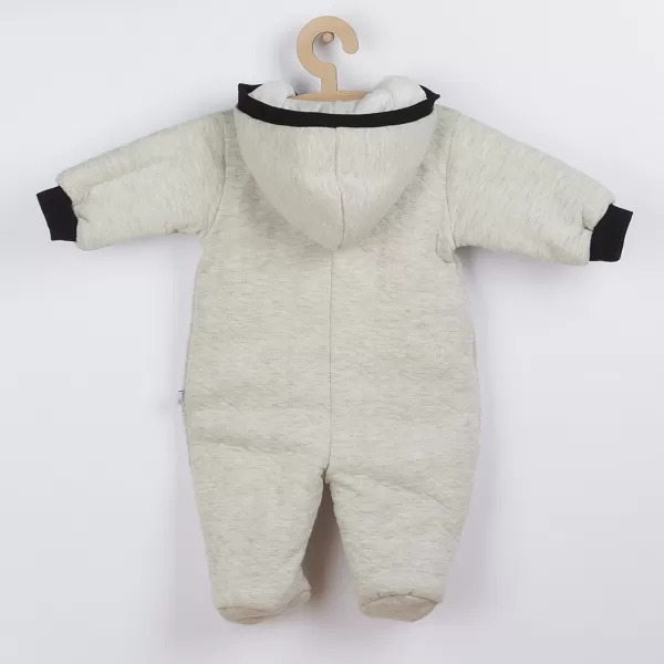 Koala Zimní kojenecká kombinéza s kapucí Star Vibes