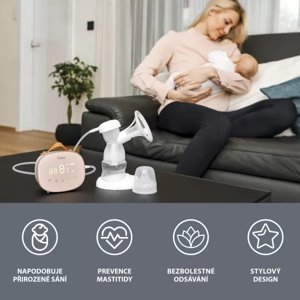 Zopa Trojfázová elektrická odsávačka mléka Noma