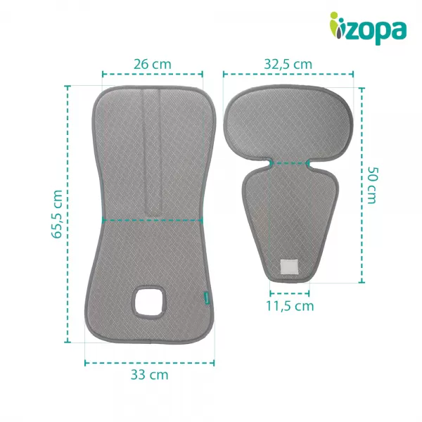 Zopa Prodyšná podložka do autosedačky Breeze sk. 2/3