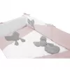 Belisima 5-dílné ložní povlečení Mouse 90/120 růžové
