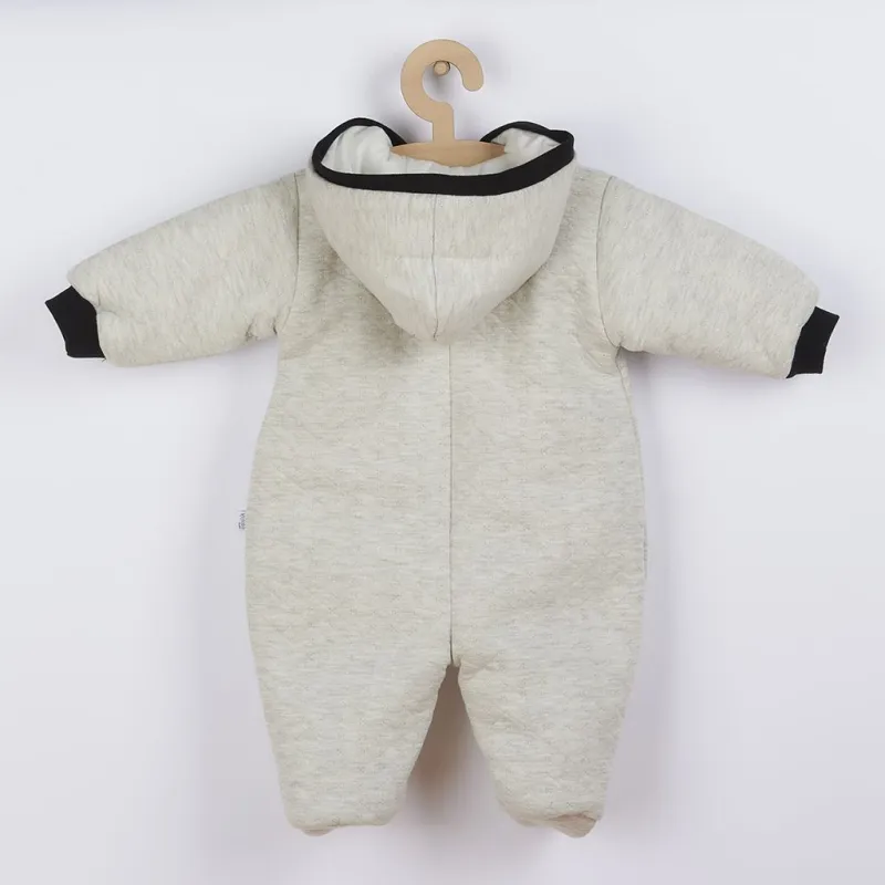 Koala Zimní kojenecká kombinéza s kapucí Star Vibes