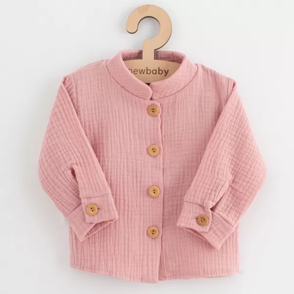 New Baby Kojenecká mušelínová košile Soft dress
