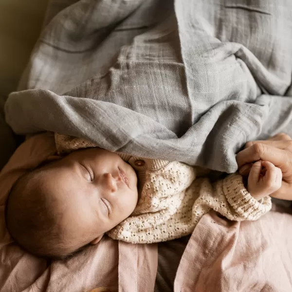 PETITE&MARS Sada plenek bambusová mušelínová 3ks Moussy, 68 x 68 cm