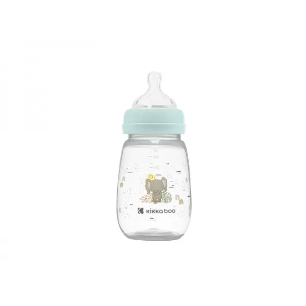 KikkaBoo Kojenecká láhev 260ml 3m+ Savanna