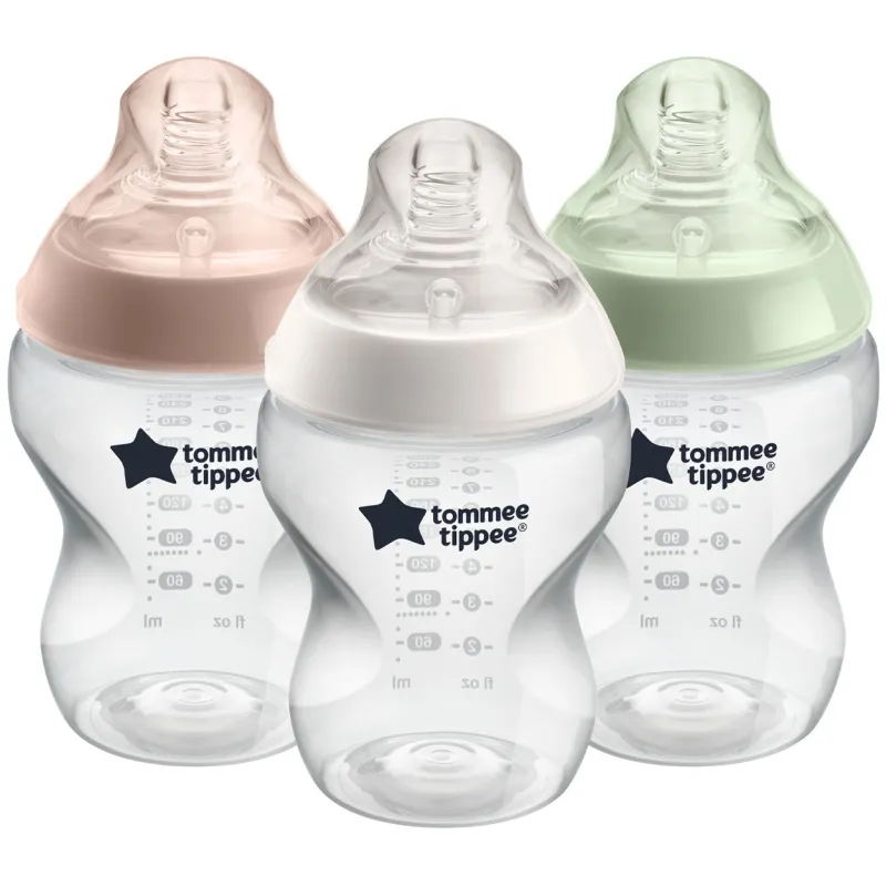 Tommee Tippee Set kojeneckých lahví,  260 ml, různé barvy, 3ks