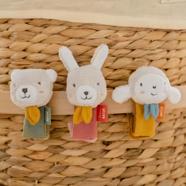 Baby Fehn Chrastící náramek ovečka, FehnNatur 3.0