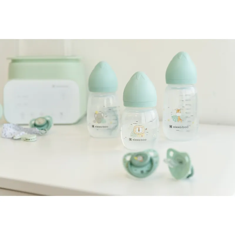 KikkaBoo Kojenecká láhev 260ml 3m+ Savanna