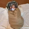 New Baby Dětský fusák s kožíškem tmavě šedý