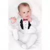 New Baby Body s potiskem smoking - dárkové balení