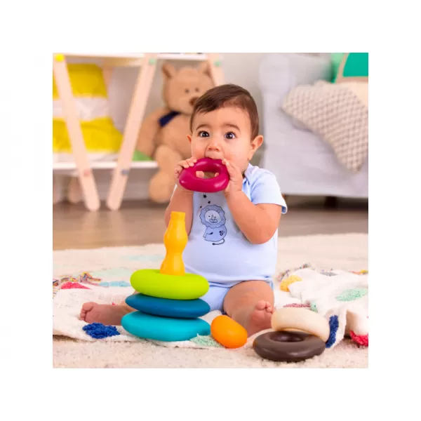 B.toys Pyramida z kroužků