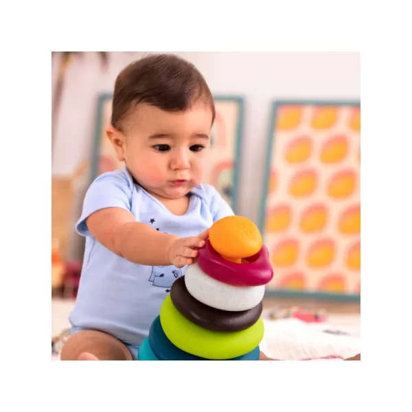 B.toys Pyramida z kroužků