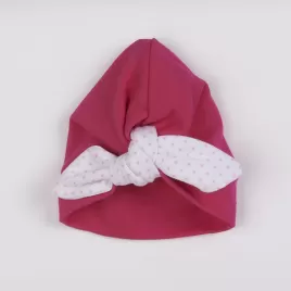 New Baby Dívčí čepička turban For Girls dots