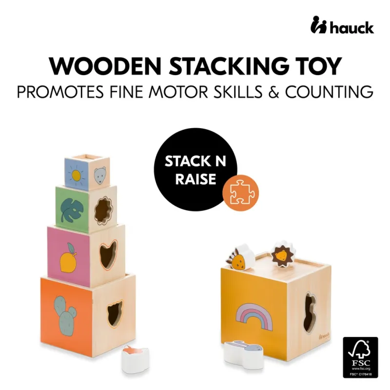 Hauck dřevěná Stohovací věž Stack N Raise