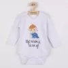 New Baby Body s potiskem Když nespím já, tak ani vy - dárkové balení