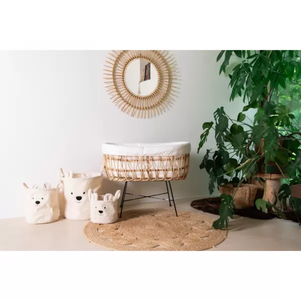 Childhome Koše na hračky Teddy Off White 3 ks