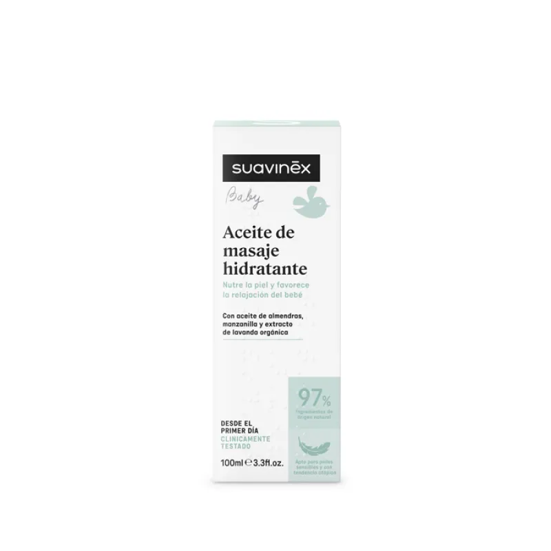 SUAVINEX Masážní zvlhčující olej - 100 ml