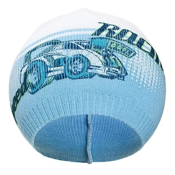 New Baby Podzimní dětská čepička Racing světle