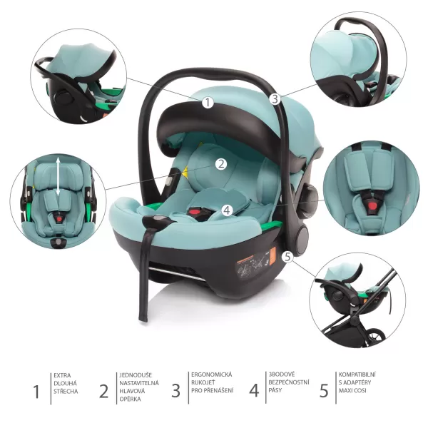 Zopa Autosedačka XM Plus i-Size bundle