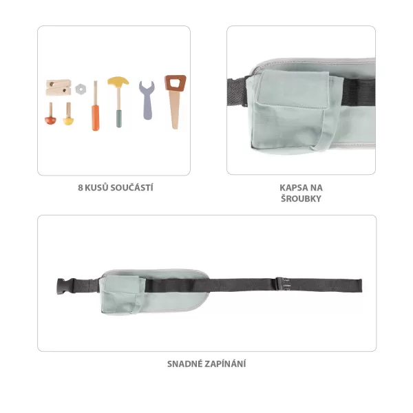 Zopa Dřevěné nářadí s pásem, Wood