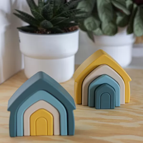 PETITE&MARS Hračka silikonová skládací TAKE&MATCH House 12m+