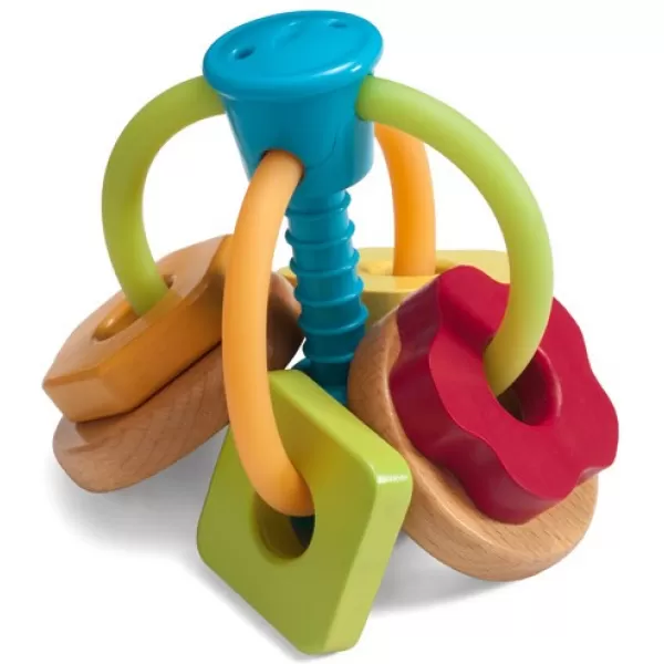 Infantino GAGA Chrastítko dřevo/plast