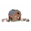 Little Dutch Domek s vkládacími tvary dřevěný Farma