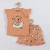 New Baby Dětské letní pyžamko Dream lososové