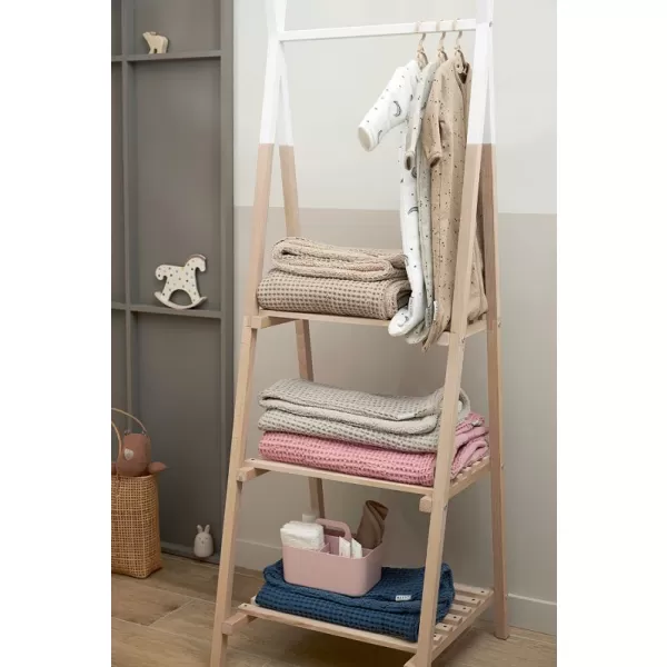 Meyco Deka do postýlky Waffle Teddy fleece