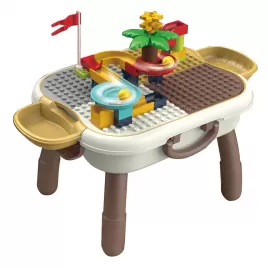 Baby Mix Hrací stůl pro děti stavebnice