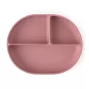 PETITE&MARS Talířek silikonový dělící oválný Take&Match 6m+