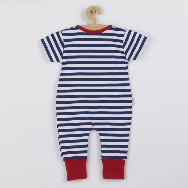 New Baby Klučičí letní overal Marine